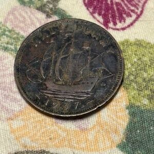 🪙 1937 United Kingdom ½ Penny — King George VI — First Year of Reign — Coin